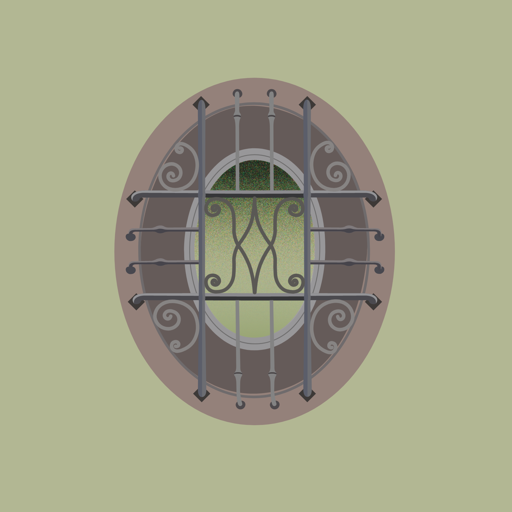 illustriertes Fenster